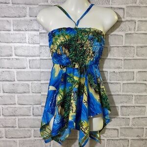 4/$20 Strapless Tropical Print girls toddler dress, size 2-5